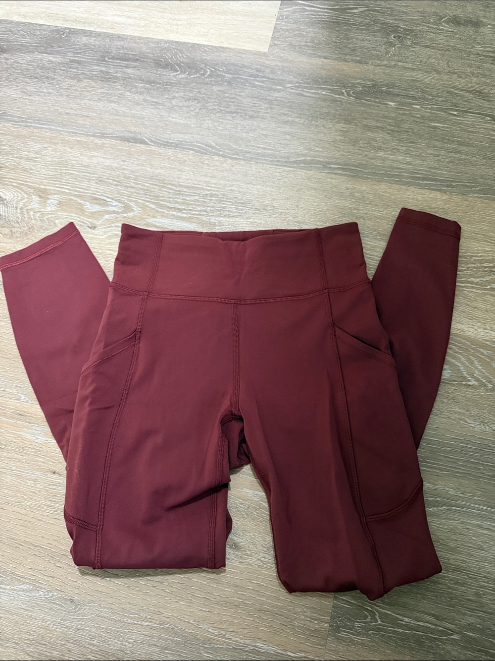 lululemon athletica Deep Wine High-Rise Pocket Leggings